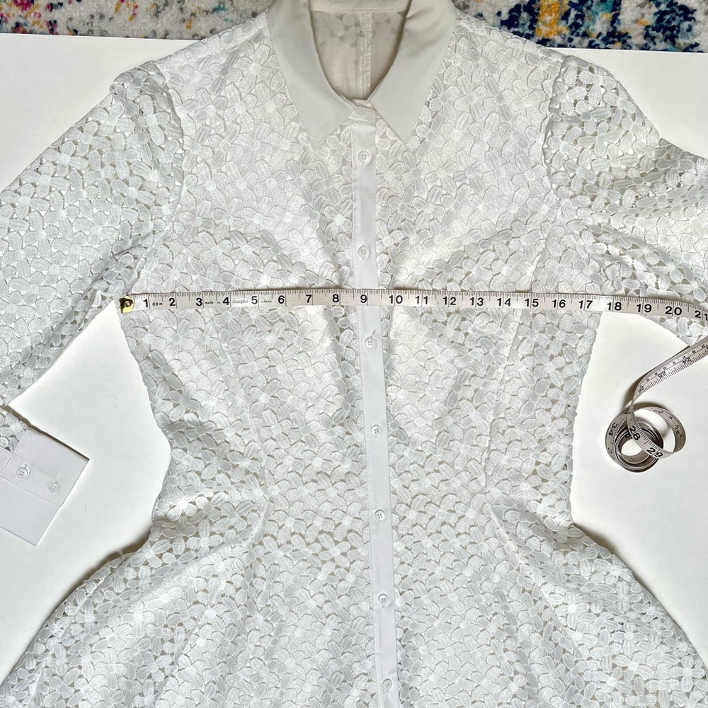 Lela Rose daisy embroidered blouse - Picture 12 of 16